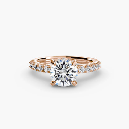 Solitaire with Pavé 6