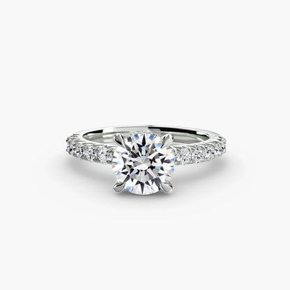 Solitaire with Pavé 6